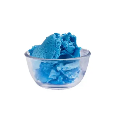 blue sugar paste