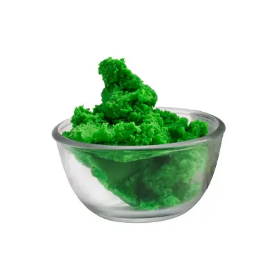 green sugar paste